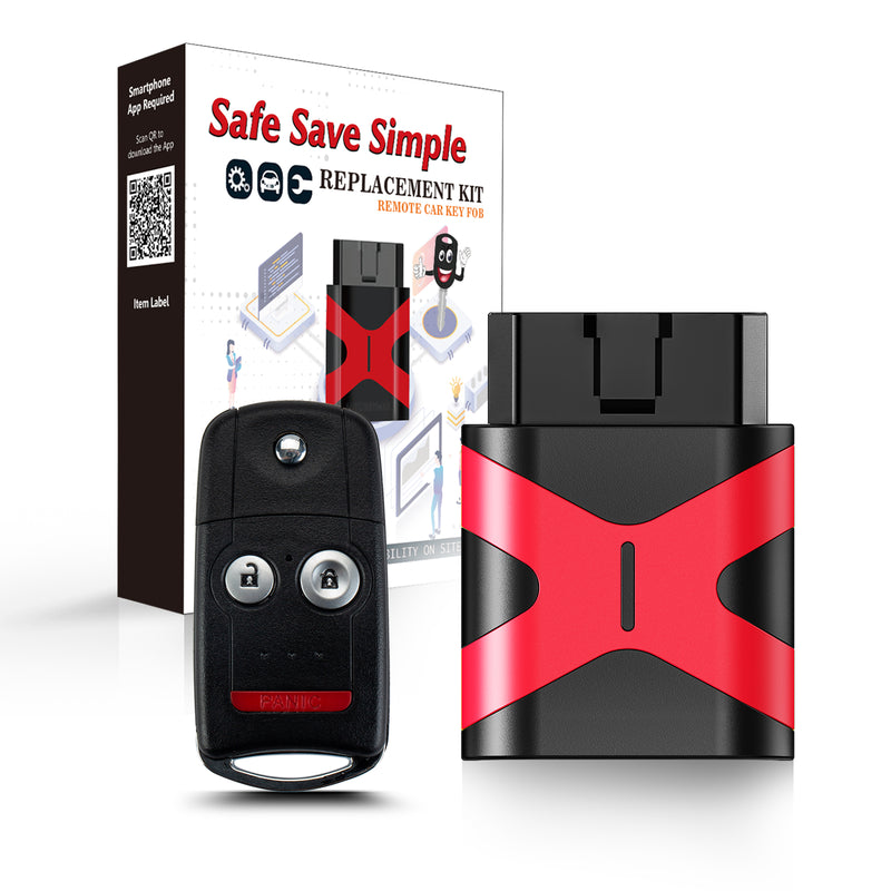 Car Key fob Programmer Replacement for Acura 2007 - 2013 RDX MDX Flip Remote N5F0602A1A SKU:KPRO+A3SA-A4SC