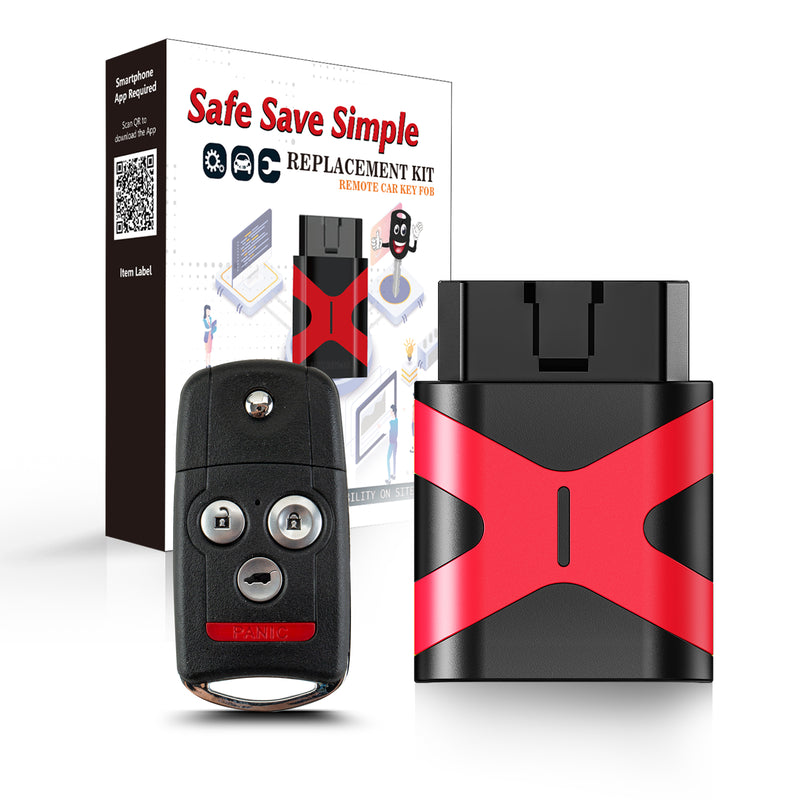 Car Key fob Programmer Replacement for Acura 2007 - 2013 RDX MDX Flip Remote N5F0602A1A SKU:KPRO+A3SA-A4SC