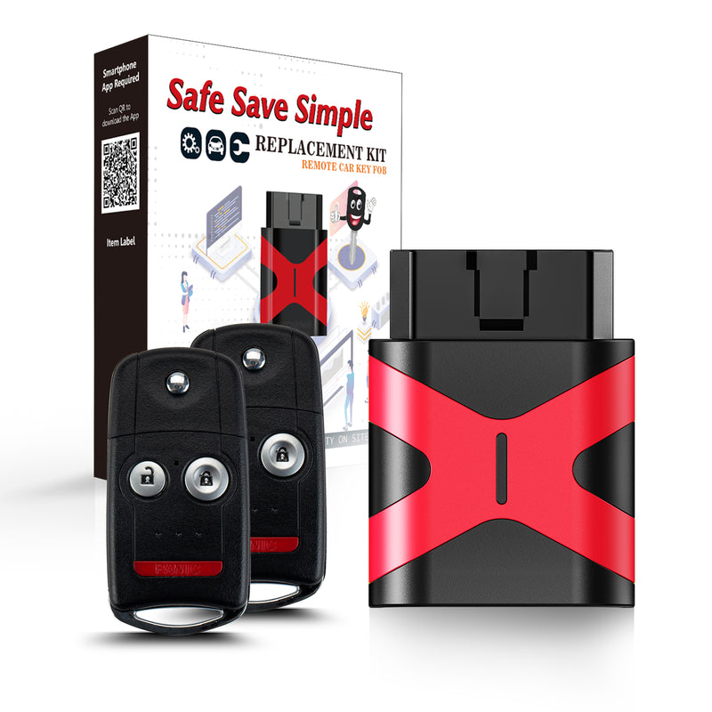 Car Key fob Programmer Replacement for Acura 2007 - 2013 RDX MDX Flip Remote N5F0602A1A SKU:KPRO+A3SA-A4SC