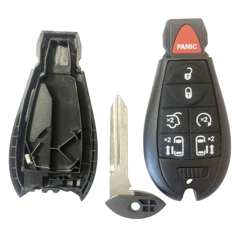 Remote Smart Key Fob Shell Case For Dodge Caravan Mini Van 7 BTN SKU: KS-DODGE-A07