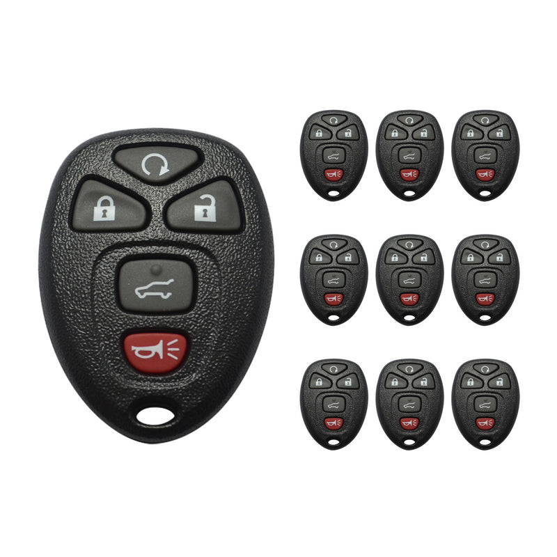 LOT OF 10 Keyless Entry Remote Key Fob Malibu Cobalt LaCrosse 22733524 KOBGT04a C5RB 315MHZ