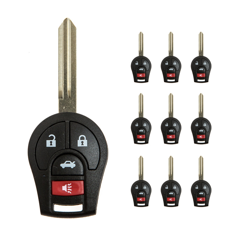 LOT OF 10 Replacement Keyless Entry Remote Uncut Key Fob Control for CWTWB1U751 N4SA 315MHZ