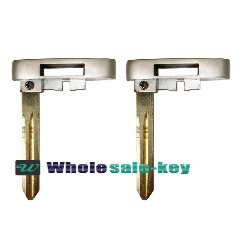 2 Replacement For Cadillac CTS STS XLR Remote Emergency Key Blade Blank Insert