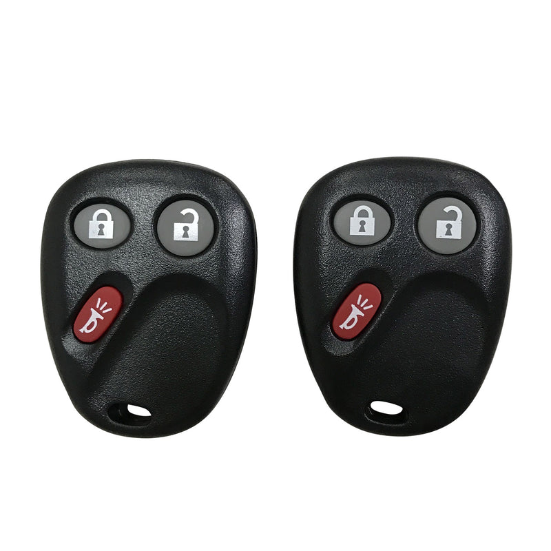 Pair of New Keyless Entry Remote Key Fob for Tahoe Silverado Yukon Sierra H2 LHJ011 C3RB 315MHZ