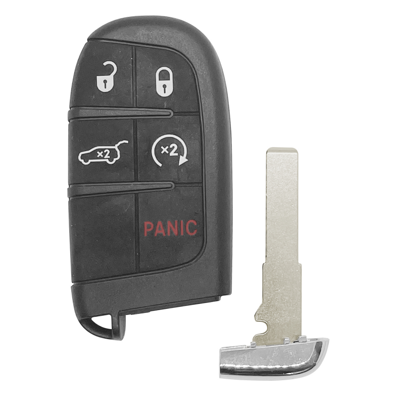 for 2017 - 2020 Jeep Compass Remote Key Fob M3N-40821302 4A Chip 5 BTN SKU: KR-D5RK 433MHZ