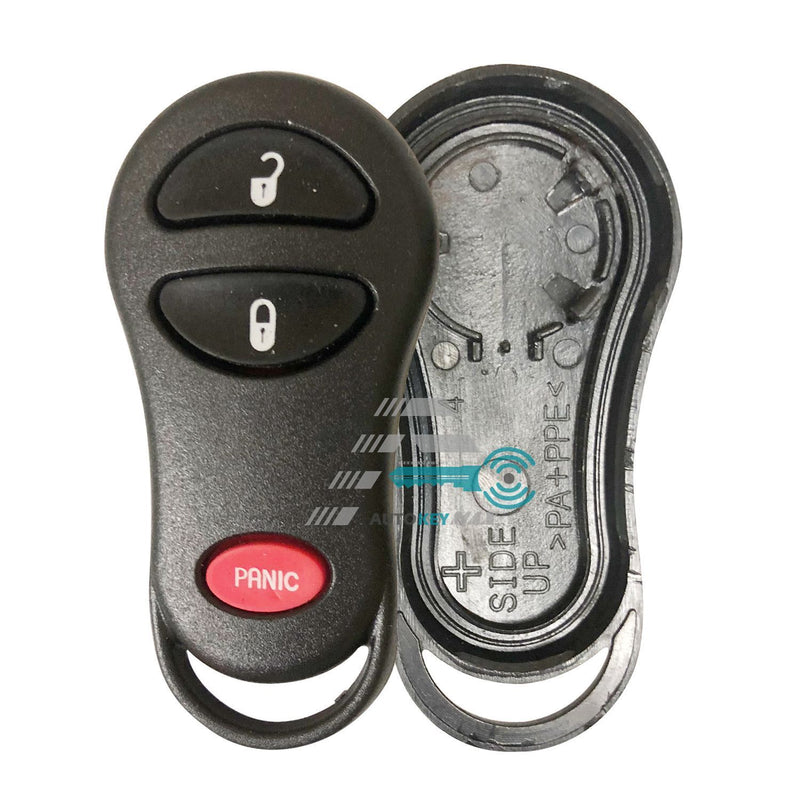 2X3 BTN Entry Remote Key Fob Case Shell For Dodge Ram1500 Dakota Durango Caravan