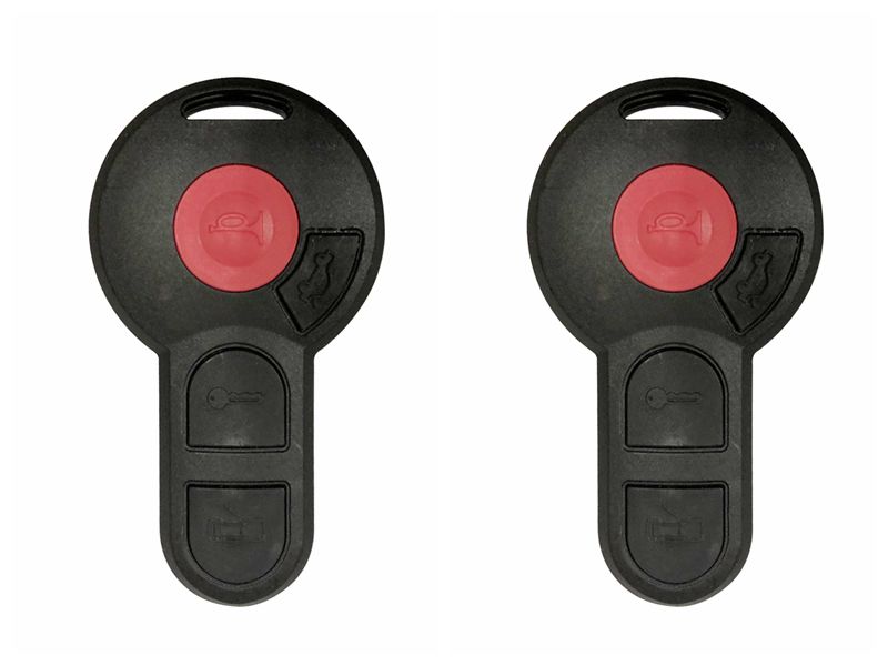 2X NEW REPLACEMENT KEYLESS REMOTE SHELL CASE REPAIR KIT VW BANJO STYLE