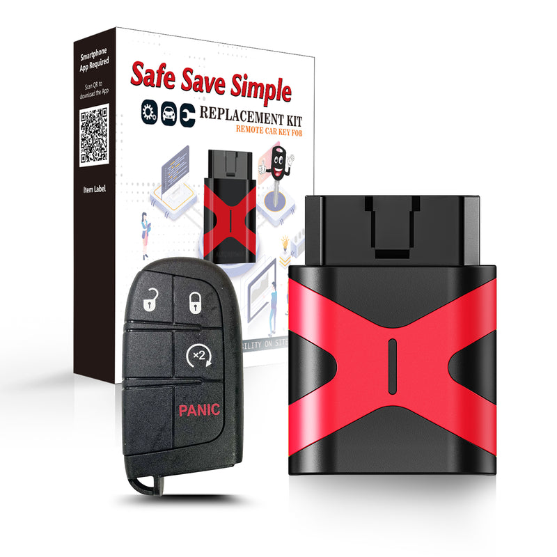 Easy Self Pairing car Key Programmer Tool Replacement for Dodge Charger 2011-2018 Challenger 2015-2018 Dart 2014-2016 Smart Keyless Remote M3N-40821302 SKU: KPRO+D3RE-D4RF-D4RL-D5RE