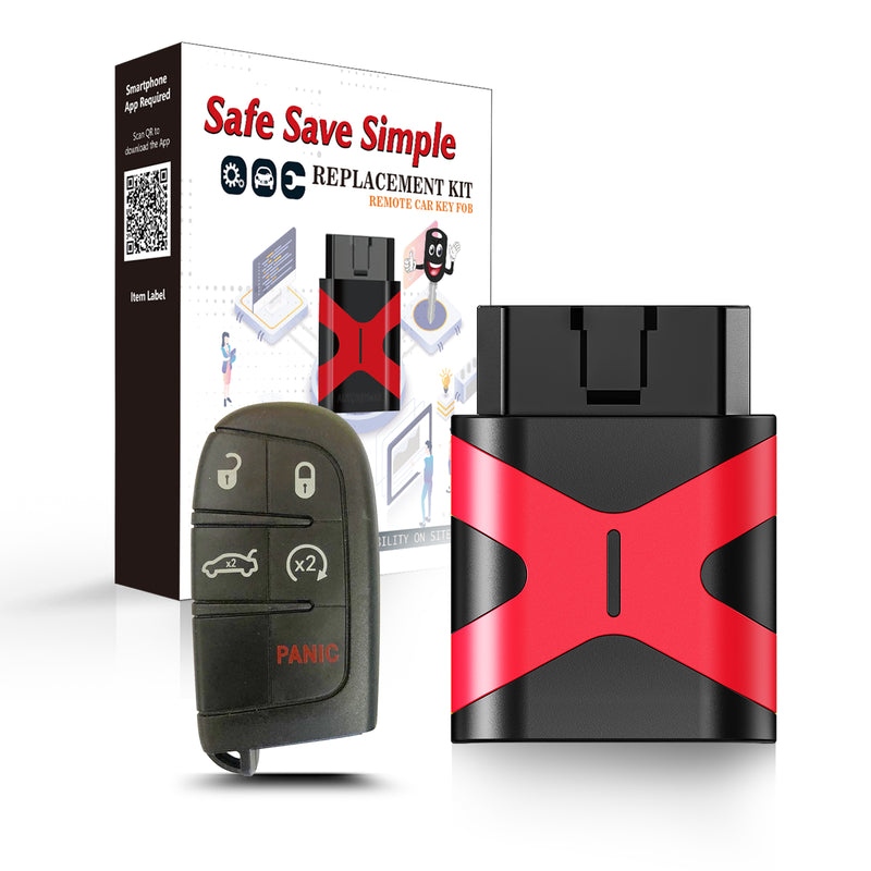 Easy Self Pairing car Key Programmer Tool Replacement for Dodge Charger 2011-2018 Challenger 2015-2018 Dart 2014-2016 Smart Keyless Remote M3N-40821302 SKU: KPRO+D3RE-D4RF-D4RL-D5RE