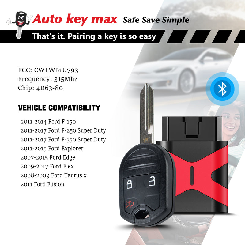 DIY Programmer Kit for 2011-2015 Ford F150 Flex Expedition Expedition Taurus SKU: KPRO+F3SB-F4SB-F4SF-F5SA-2