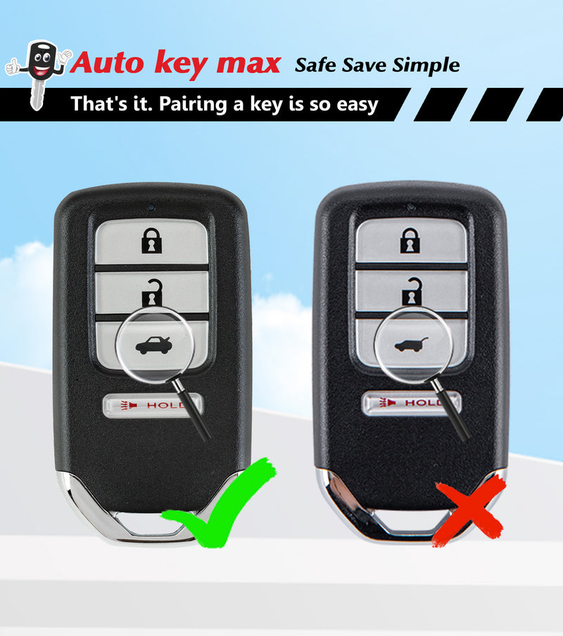 Programmerble Car Key Simple Key Programmable Keyfob, Car Key Fob OBD Programmer Kit Replace ...