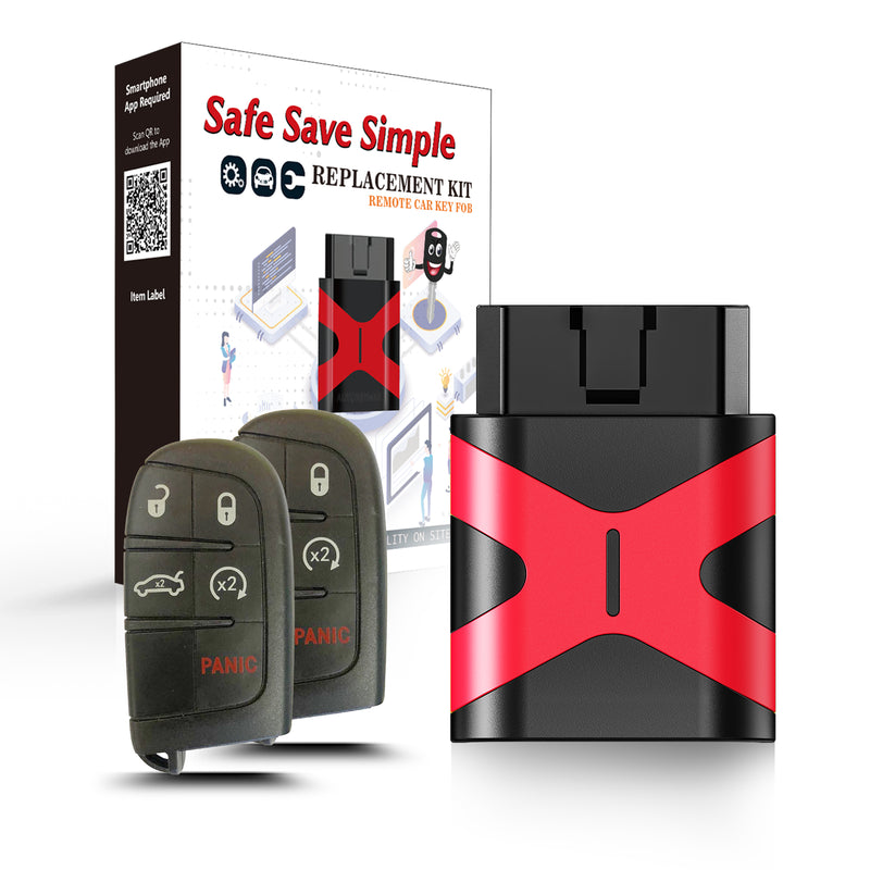 Easy Self Pairing car Key Programmer Tool Replacement for Dodge Charger 2011-2018 Challenger 2015-2018 Dart 2014-2016 Smart Keyless Remote M3N-40821302 SKU: KPRO+D3RE-D4RF-D4RL-D5RE