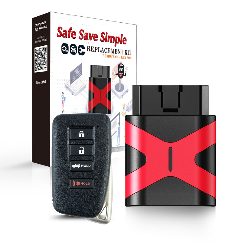 Car Keys and Fob for 2013-2018 Lexus ES350 GS350 GS450H Smart Remote HYQ14FBA 281451-0020 SKU: KPRO+L4RC