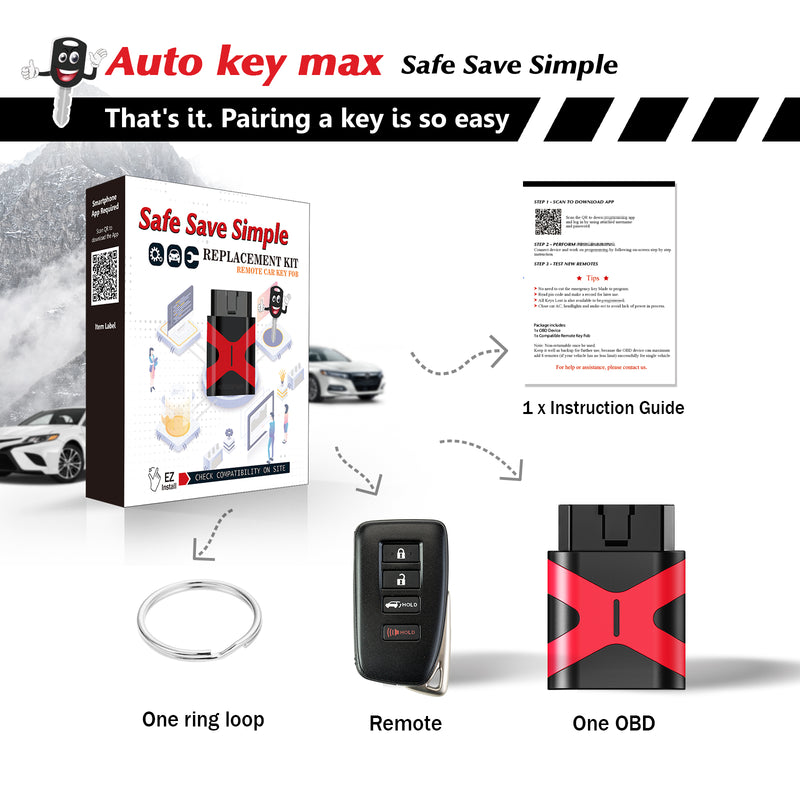 DIY Programmer Kit for NX300 NX200T LX570 Smart Remote HYQ14FBB 231451-0010 SKU: KPRO+L4RF