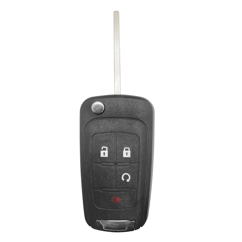 Flip Key Fob For 2010-2019 Chevrolet Equinox Remote OHT01060512 SKU: KR-C4SC