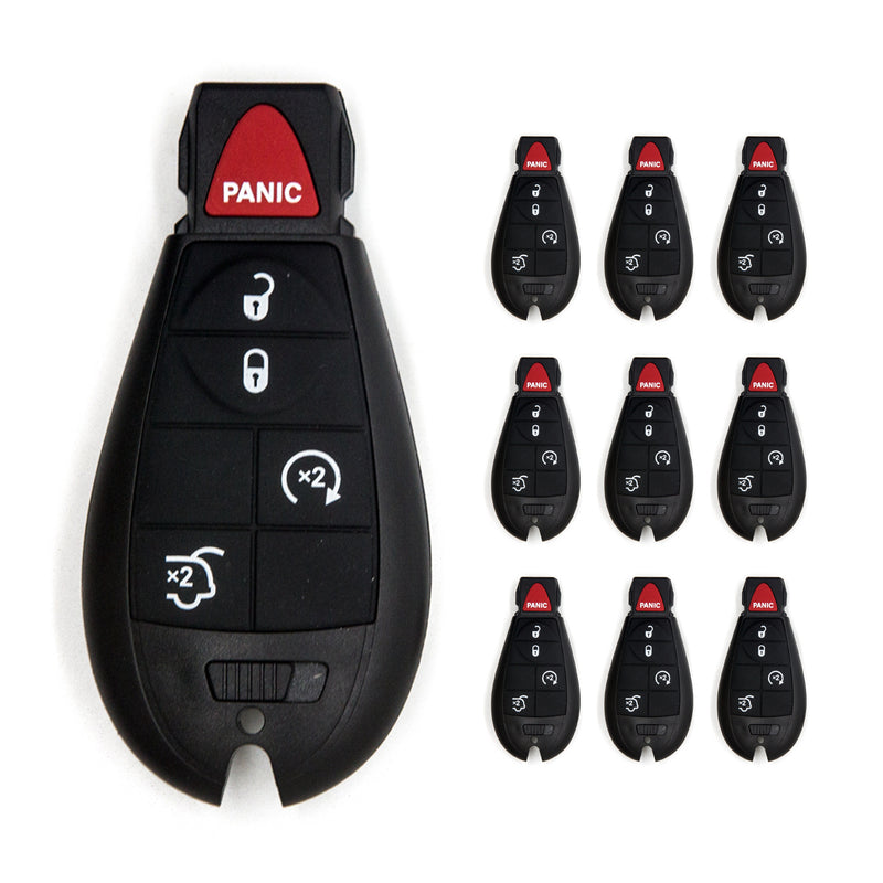 LOT of 10 NEW Replacement Fobik Key Fob Keyless Remote Clicker Remote for Jeep D5RC 433MHZ
