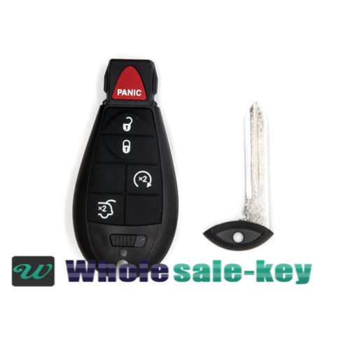 New Uncut Replacement Fobik Key Fob Keyless Remote Clicker Remote for Jeep
