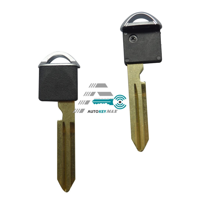 2 New Replacement Uncut Smart Blade Transponder Insert Inginition Key with Chip