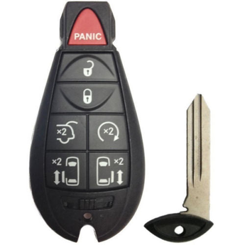 New Uncut Replacement Fobik Smart Key Fob Keyless Remote for Chrysler Dodge D7RA 433MHZ
