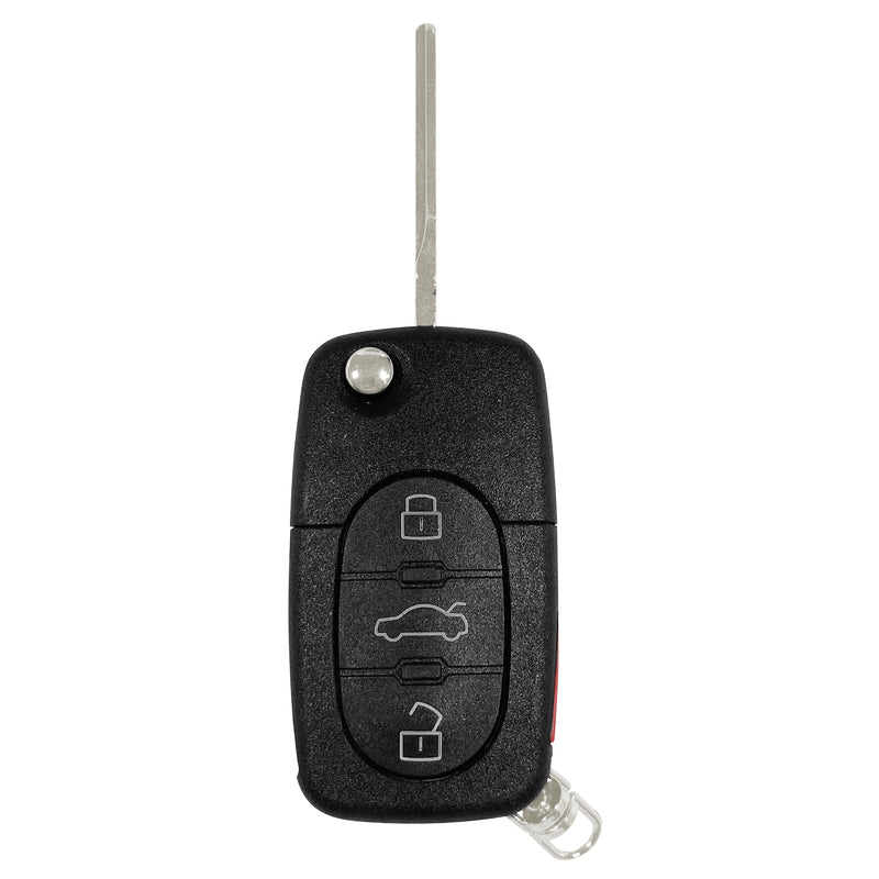 Car Key Fob for Audi A4 A6 A8 S4 S6 S8 TT Quattro Keyless Remote 4D0837231E 1P SKU: KR-V4SC 315MHZ