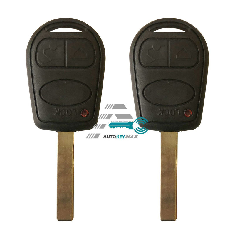 2 Remote Fob Key Shell Cover 3 Button For LAND ROVER RANGE HOVER L322 HSE VOGUE