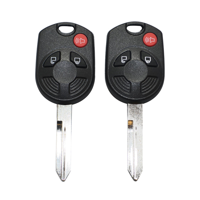 New 3 Button Remote Head Key Fob Transmitter 80 Bit Keyless Entry Uncut for Ford