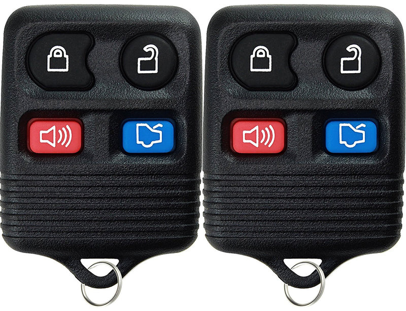 Pair of New replacement 4BTN Remote Transmitter For Ford Mustang Keyless F4RA 315MHZ