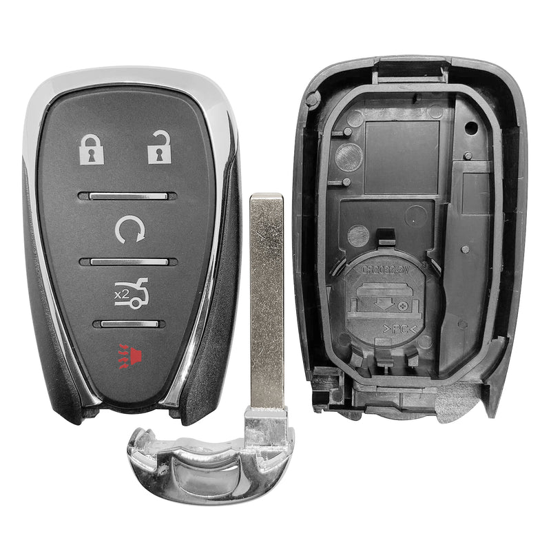 Remote Key Shell Case Fob 5 Button for Chevrolet Equinox Malibu Cruze 2017-2019 SKU: KS-CHEVY-A08