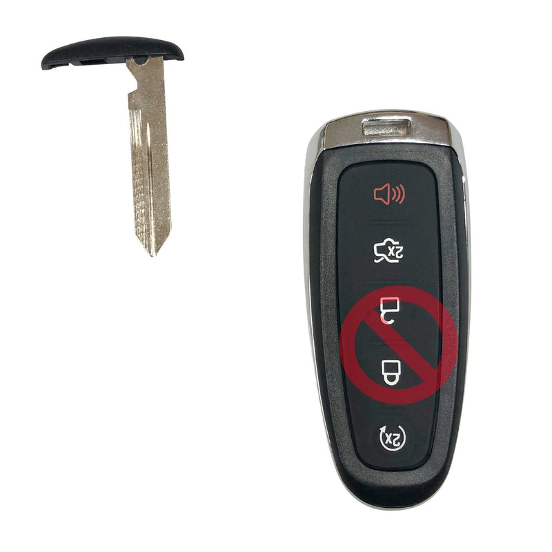 NEW Replacement Emergency Smart Key Blank Insert 164-R8041 For FORD 164-R8092