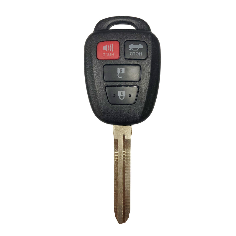 New 4 Buttons Auto Car Entry Remote Key Fob Case Uncut Shell For Camry HYQ12BEL