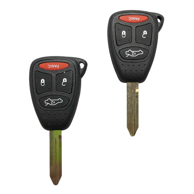 2 Replacement for Chrysler 2006-2010 PT Cruiser Remote Car Key Fob KOBDT04A D4SB 315MHZ