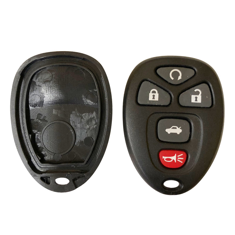Keyless Entry Remote Car Key Fob Shell Case & Pad for GM KOBGT04A SKU: KS-GM-A02