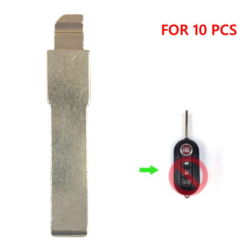 LOT OF 10 FLIP KEY BLADE FOR FIAT LTQF12AM433TX SKU: CK-G47