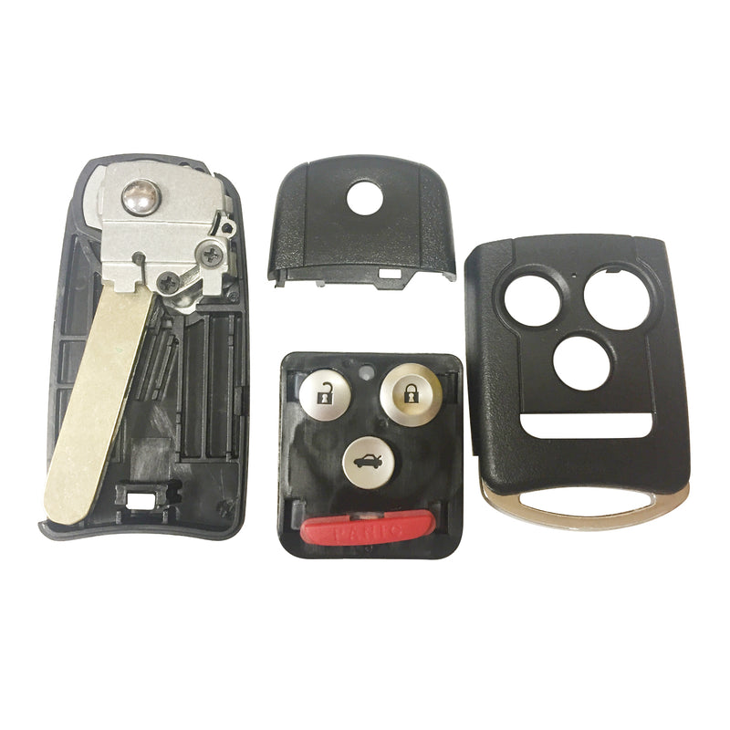 One New Replacement Keyless Entry Remote Flip Car Key Fob Shell Case for Acura