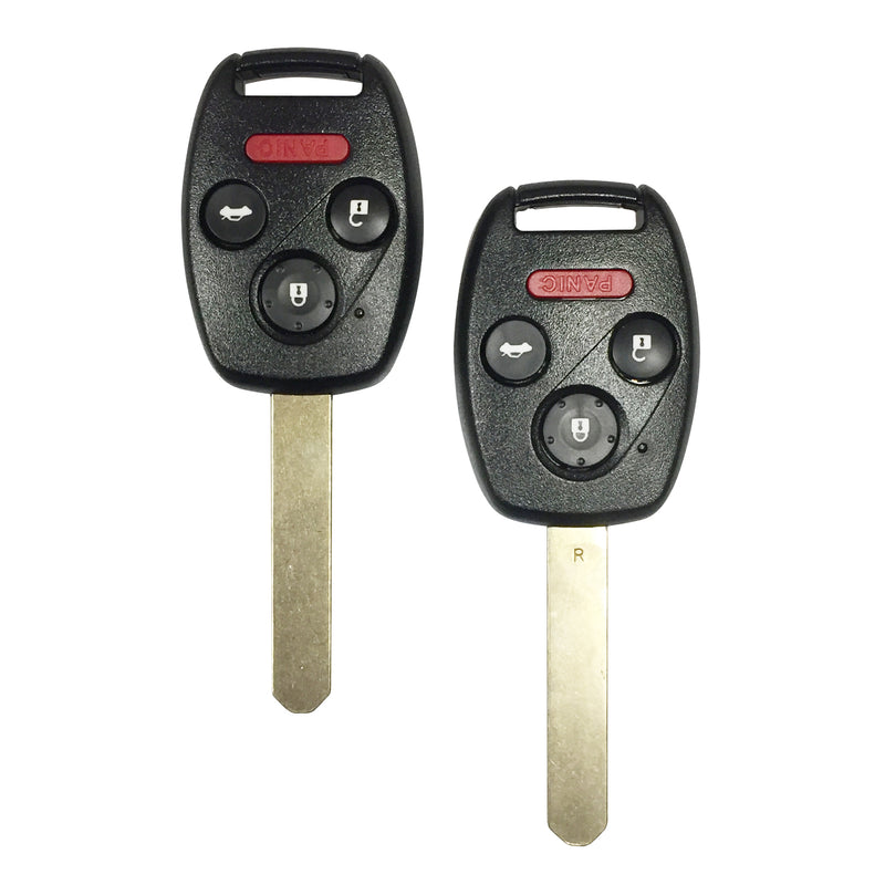 2 Replacement for 2003 2004 2005 2006 2007 Honda Accord Remote Key OUCG8D380HA