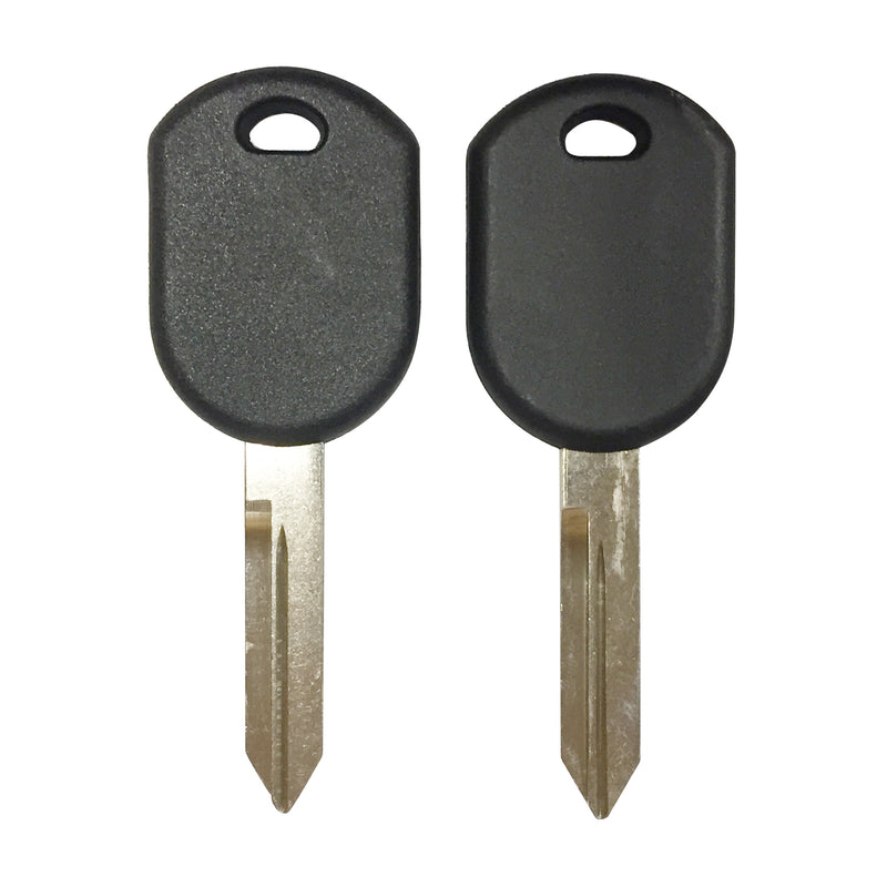 2 New Replacement Uncut Transponder chip Key For Ford Escape Expedition Explore