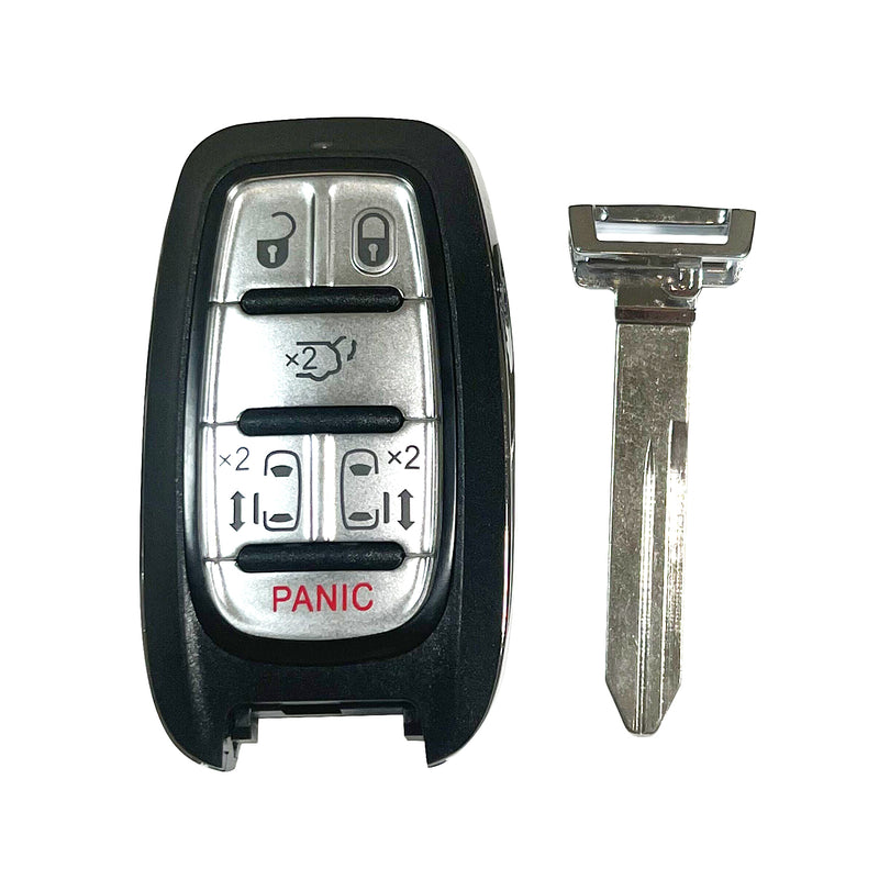 Replacement for 6 Button Proximity Smart Key 2017-2022 Chrysler Pacifica M3N-97395900 SKU: KR-G6RD 433MHZ