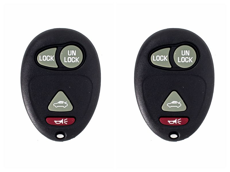 2 Replacement 4 Button Keyless Entry Remote Control for buick Regal Rendezvous