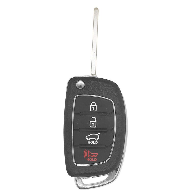 New FLIP Car KEY For 2015- 2019 HYUNDAI SANTA FE TQ8-RKE-4F31 SKU: KR-K4SC 433MHZ