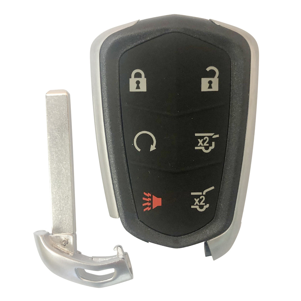 Cache Clé Télécommande Pour Cadillac Escalade 2007-2014 - 2 Coques (noir Et Bleu) Neuves