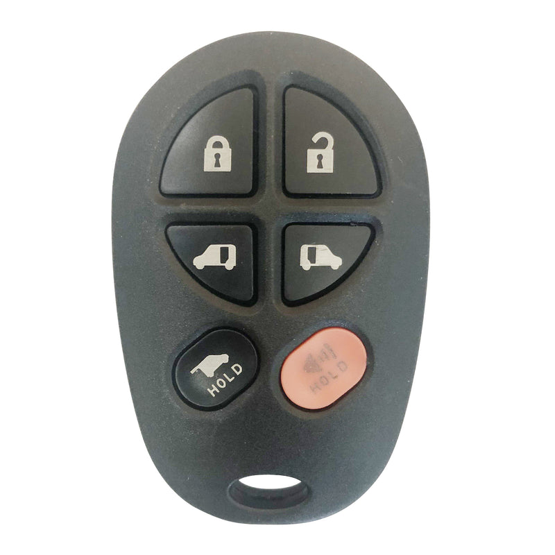 For GQ43VT20T Toyota Sienna Remote Car Van 6 Button SKU:KR-T6RA