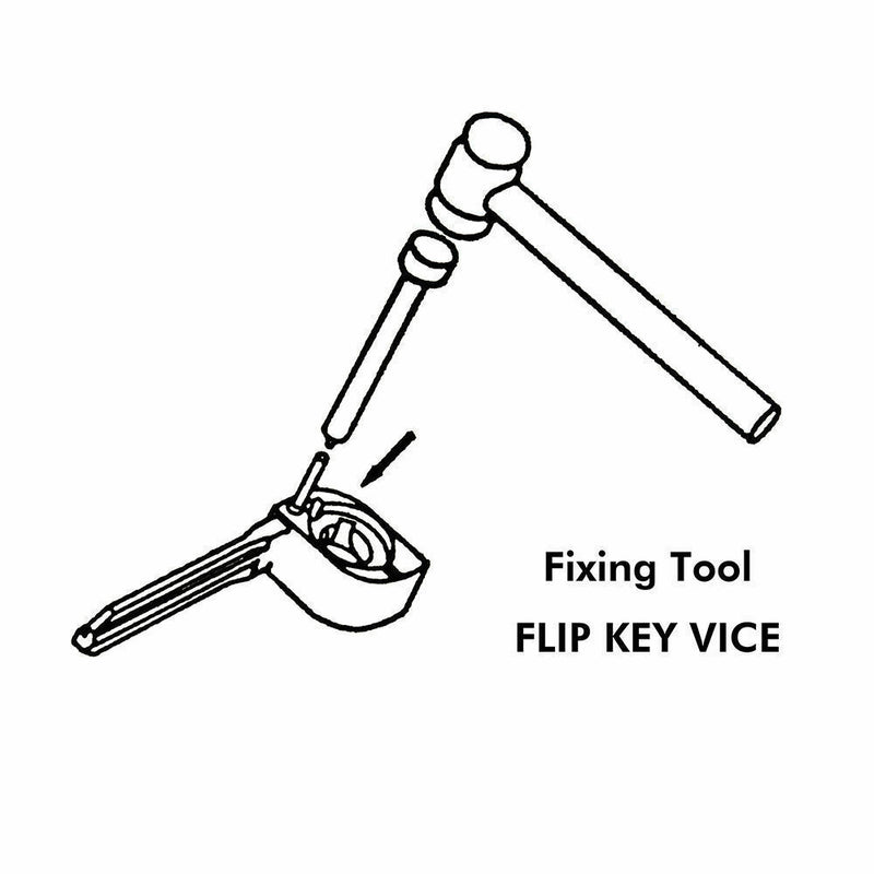5Pcs Remote Car Key Fixing Flip Key Pin Removal Installation Tool KIT SKU: KT-0004