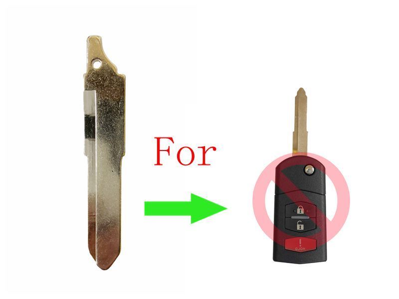 10 KEY Blade Blank Transmitter For Mazda  BGBX1T478SKE12501 KPU41788 SKU: CK-M02